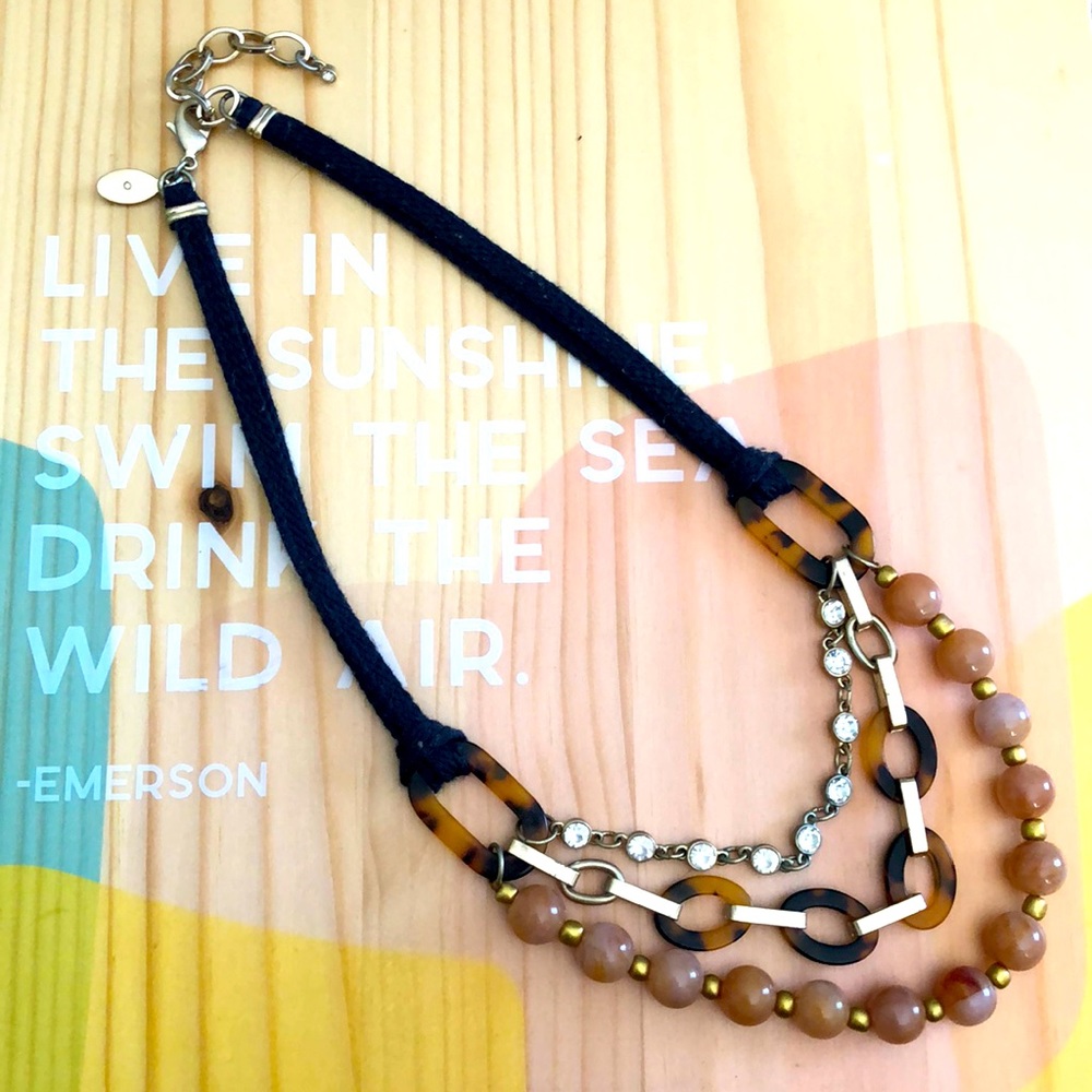 Three row necklace